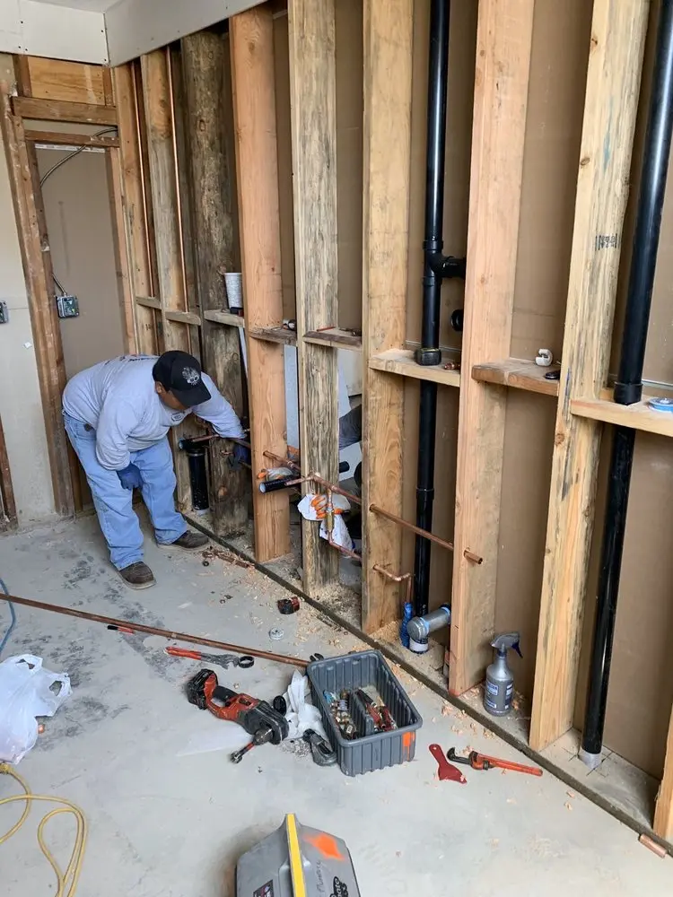 Commercial rough-in plumbing for Gas Line Repair in North Saint Paul